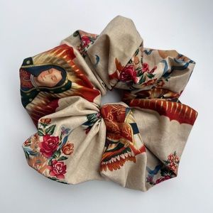 Oversized Religious Scrunchie